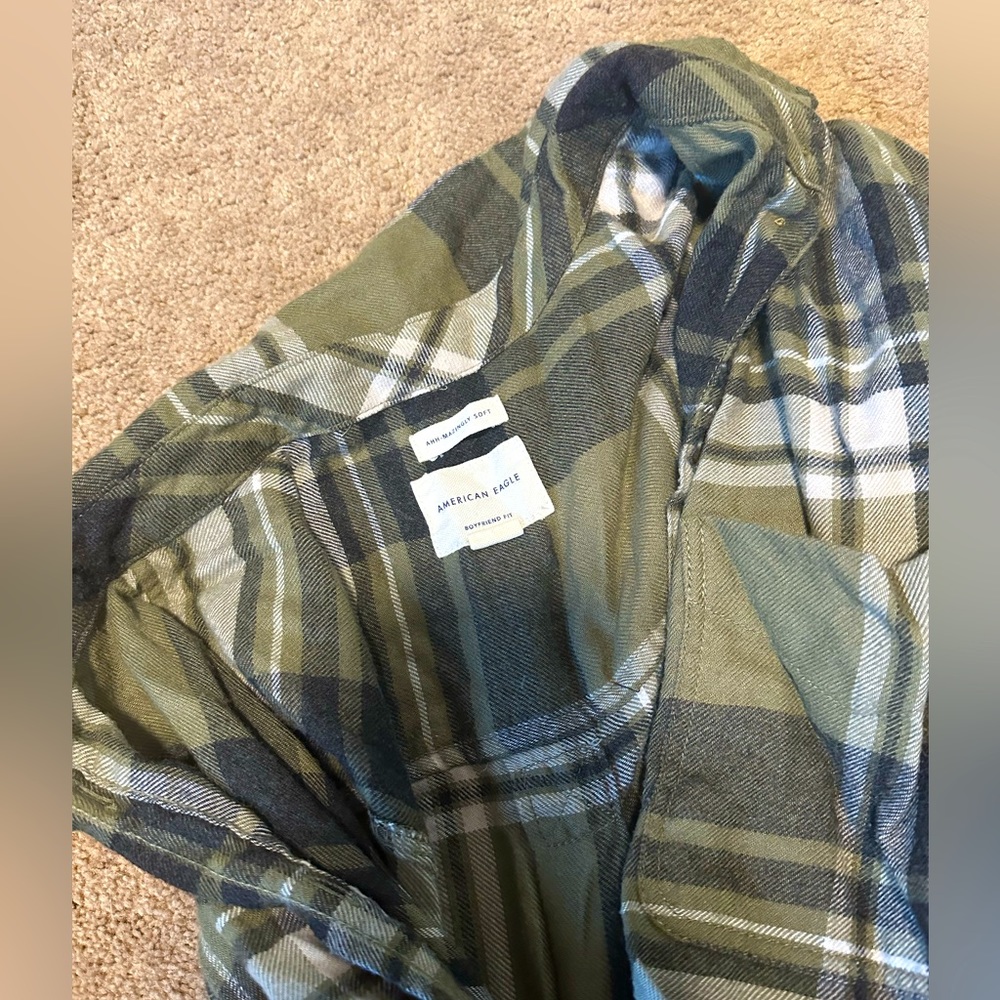 American Eagle flannel button down